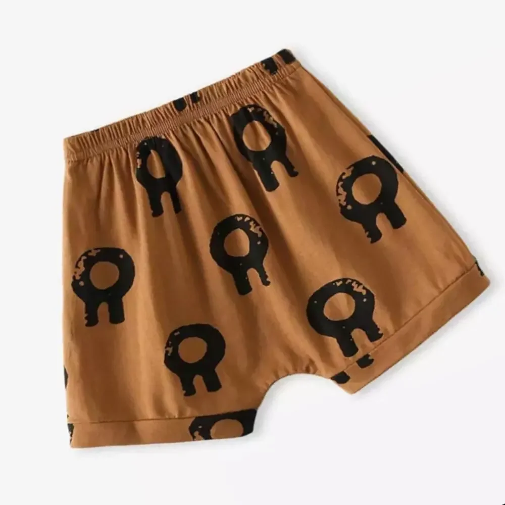 New Rust colored shorts toddler boy girl 18-24 months